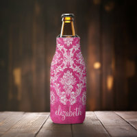 Monograma del Personalizado del patrón de Damasco