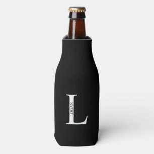 Enfriador De Botellas Monograma y frasco de nombres personalizados