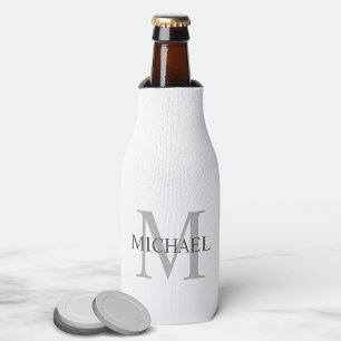 Enfriador De Botellas Monograma y nombre personalizados