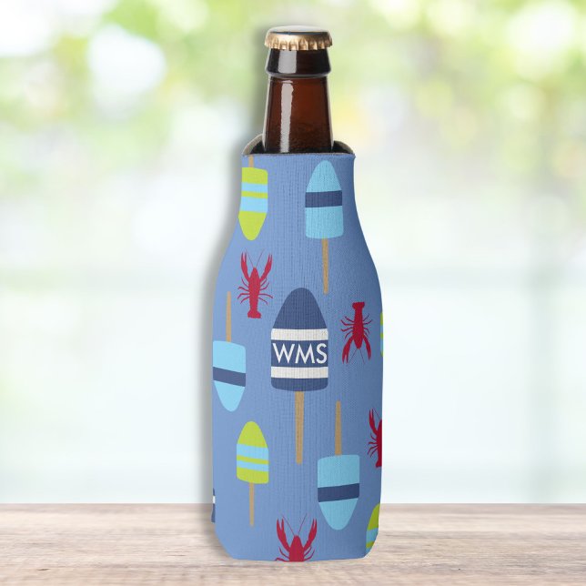 Enfriador De Botellas Monogramo de boya y bogavante (Subido por el creador)
