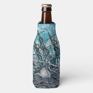 Enfriador De Botellas Monstruo marino Octopus Blue Sea