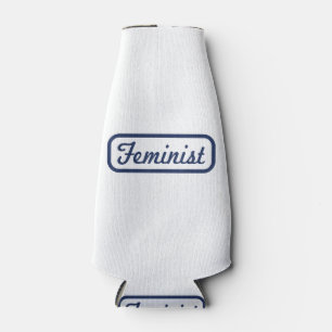 Enfriador De Botellas Mujer feminista Power Vintage T Shirt Tee Gift