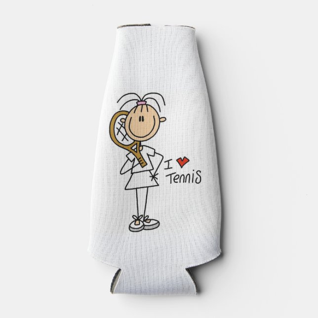 Enfriador De Botellas Mujer: Me encanta el refrigerador de botellas de t (Anverso)