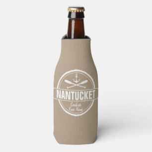 Enfriador De Botellas Nantucket, MAMÁES personalizó el ancla conocida,