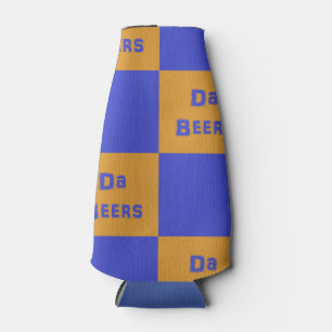 Enfriador De Botellas Naranja y "tenedor azul del vaso refrigerador de