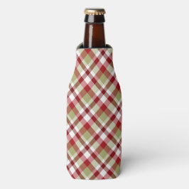 ENFRIADOR DE BOTELLAS NAVIDADES BLANCOS VERDES ROJOS REPRODUCEN PATRÓN
