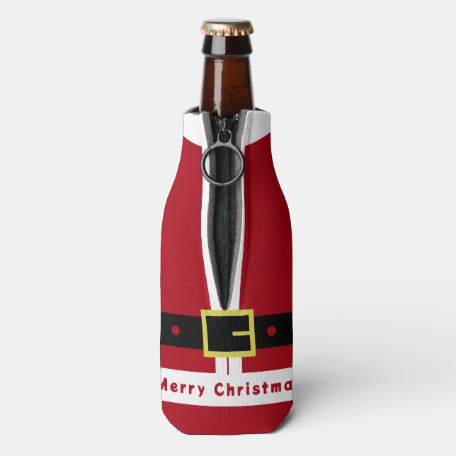 Enfriador De Botellas Navidades Bottle Cooler Santa Gift (Reverso de la botella)