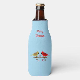 Enfriador De Botellas Navidades cortos cardenales y Personalizado de las