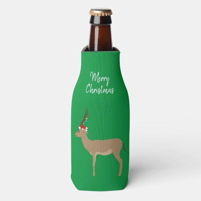 Enfriador De Botellas Navidades Springbok (Frente de la botella)