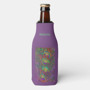 Enfriador De Botellas Navidades Tinsel Peacock Feathers