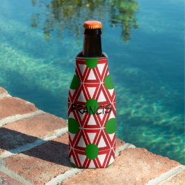 Enfriador De Botellas Navidades Triangle Quilt