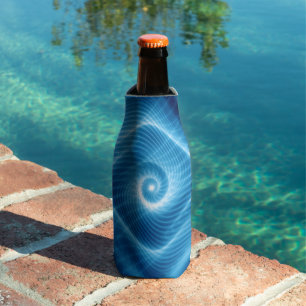Enfriador De Botellas Nebulosa espiral cósmica azul