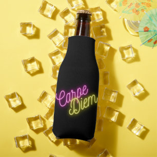 Enfriador De Botellas Neon Carpe Diem Word Art