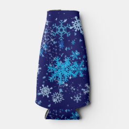 Enfriador De Botellas Nevada nocturna de los navidades