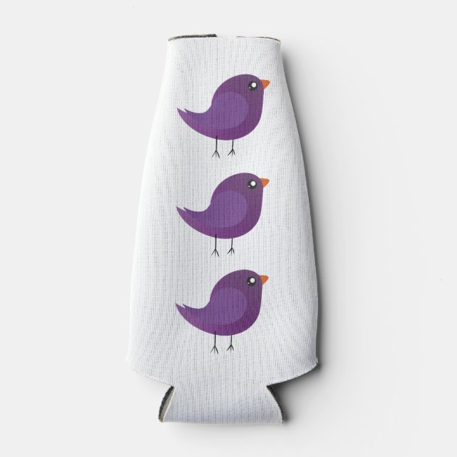 Enfriador De Botellas Niños adorables pájaros (Anverso)