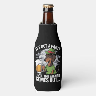 Enfriador De Botellas No es un Fiesta hasta que Dachshund irlandés Beer 