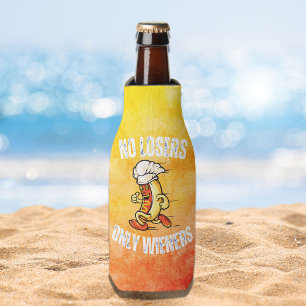 Enfriador De Botellas No Perdedores Sólo Wieners Divertido Hotdog Pun