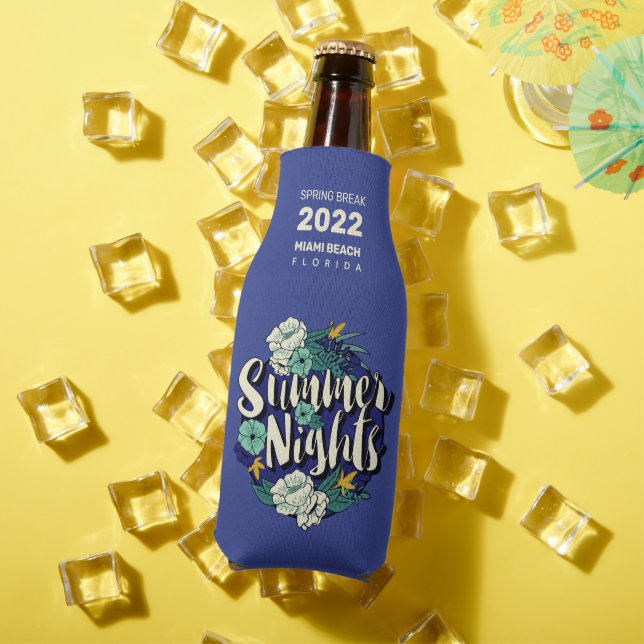Enfriador De Botellas Noches de verano de personalizado Text (Verano in situ)