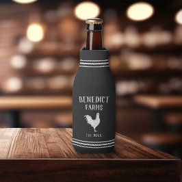 Enfriador De Botellas Nombre de granja personalizada de pollo ruso