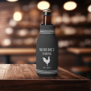 Enfriador De Botellas Nombre de granja personalizada de pollo ruso