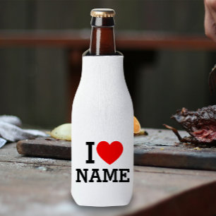 Enfriador De Botellas Nombre del corazón
