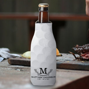 Enfriador De Botellas Nombre del patrón de bola de golf personalizado Mo
