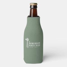 Enfriador De Botellas Nombre Familiar Granja Rústico Molino de viento Sa