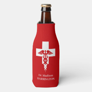 Enfriador De Botellas Nombre personal Médico Profesional