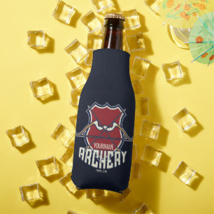 Enfriador De Botellas NOMBRE Personalizado Archery Sports Flecha de arco
