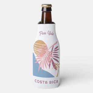 Enfriador De Botellas Nombre personalizado Costa Rica Motto Pura Vida