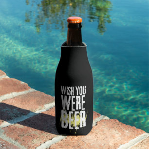 Enfriador De Botellas Nombre personalizado Desearía que fuera Beer Funny
