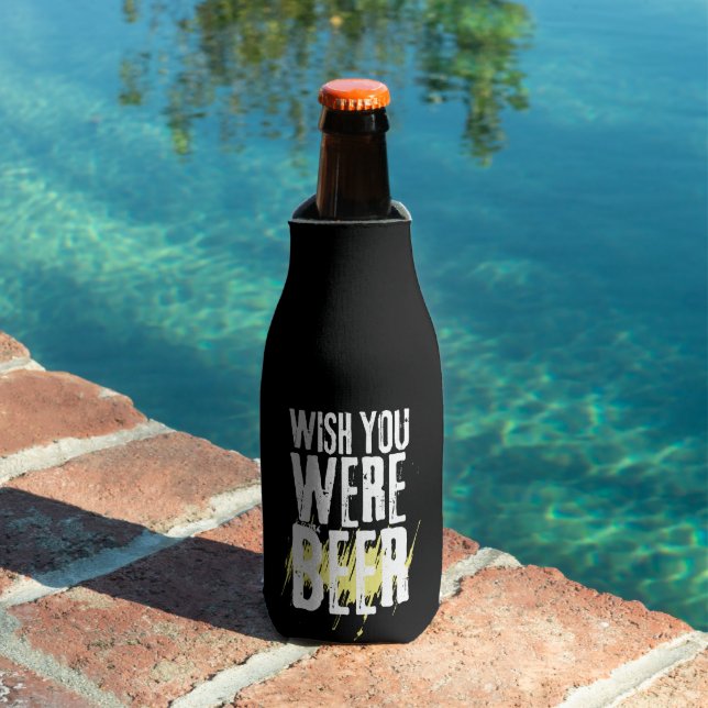 Enfriador De Botellas Nombre personalizado Desearía que fuera Beer Funny (Piscina in situ)