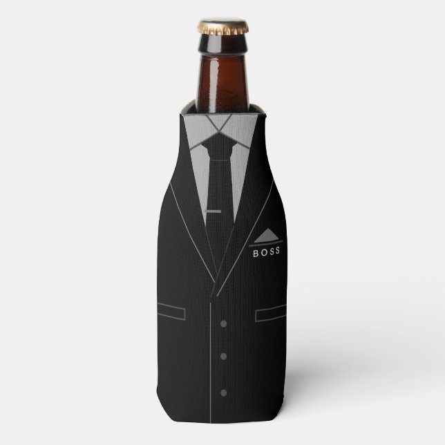 Enfriador De Botellas Nombre personalizado Funny Bottle Cooler Business  (Frente de la botella)