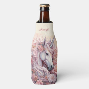 Enfriador De Botellas Nombre personalizado lindo unicornio