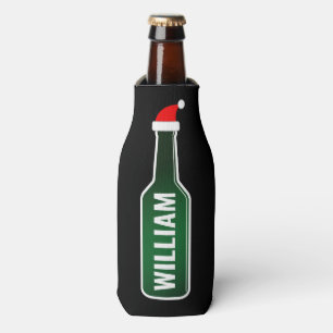 Enfriador De Botellas Nombre personalizado Navidades divertidos refriger
