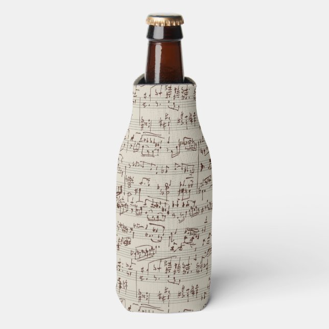 Enfriador De Botellas Notas de música (Frente de la botella)
