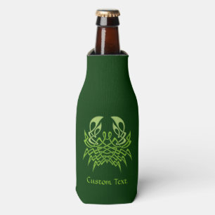 Enfriador De Botellas Nudo Celta de Cangrejo Verde