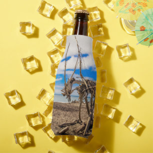 Enfriador De Botellas Obra de arte en la playa de Hokitika, Nueva Zeland