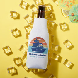 Enfriador De Botellas Ocean Cruise Ship Sunset Personalizado Blue Market