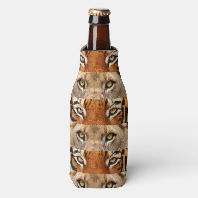 Enfriador De Botellas Ojos de tigre y león. Foto (Frente de la botella)
