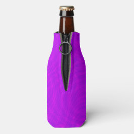 Enfriador De Botellas Onda Moiré Rosa y Púrpura