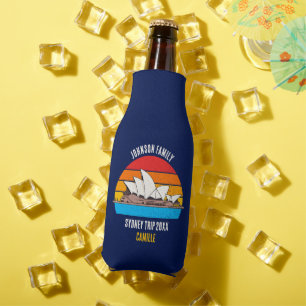 Enfriador De Botellas Ópera de Sidney Australia Personalizado azul