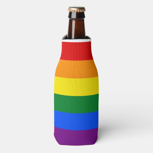 Enfriador De Botellas Orgullo arcoiris (Frente de la botella)