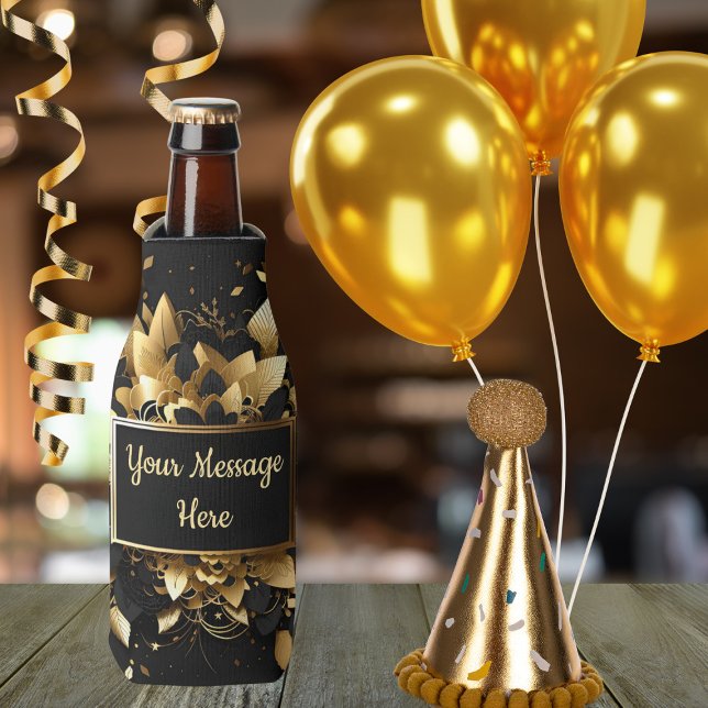 Enfriador De Botellas Oro elegante personalizado (Subido por el creador)
