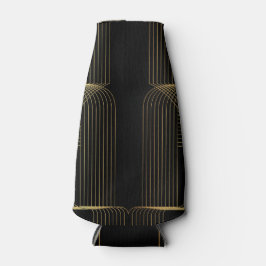 Enfriador De Botellas Oro, negro, elegante, fresco, único y moderno arte