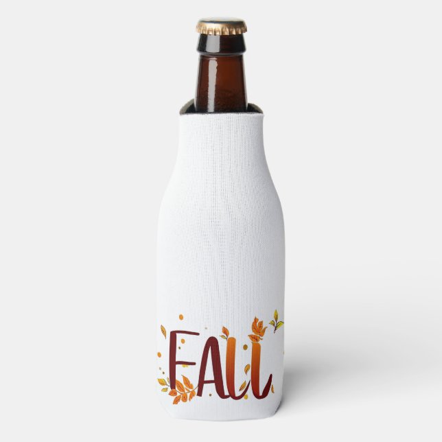 Enfriador De Botellas Otoño/otoño/hojas (Frente de la botella)