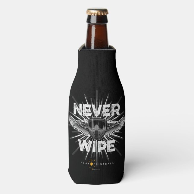 Enfriador De Botellas Paintball Never Wire (Frente de la botella)