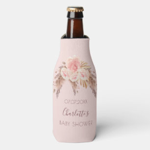 Enfriador De Botellas Pampas rosa de pelo rubio nombre floral