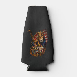 Enfriador De Botellas Papá guerrero León Bandera Americana Guitarra