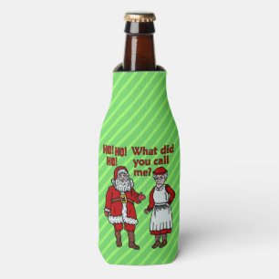 Enfriador De Botellas Papá Noel y señora divertidos Chrstmas Holiday